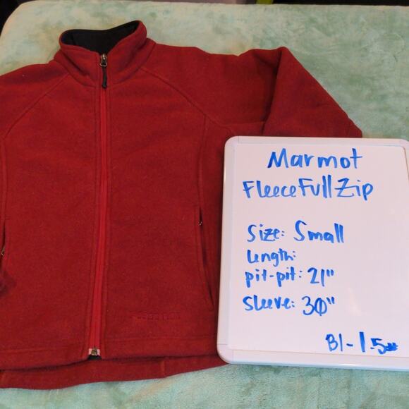 Marmot Women's Fleece Full Zip Jacket Size Small - Picture 1 of 7